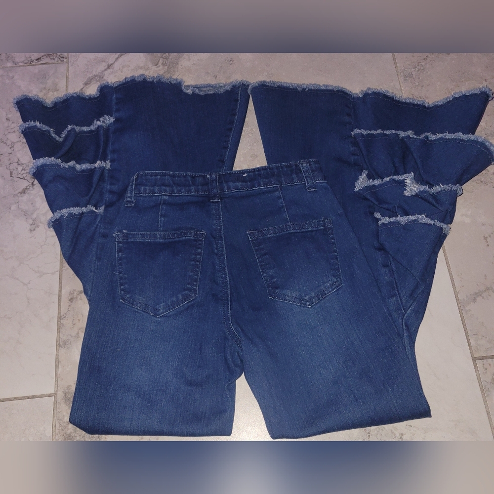 Cowgirl Hardware Girls Bell Bottom Jeans Sz 7 - Picture 3 of 7